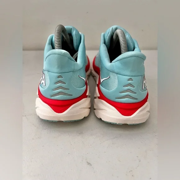 Hoka One One Clifton 8 Aqua Running Walking Sneakers Women’s Size 9.5B - Picture 4 of 6